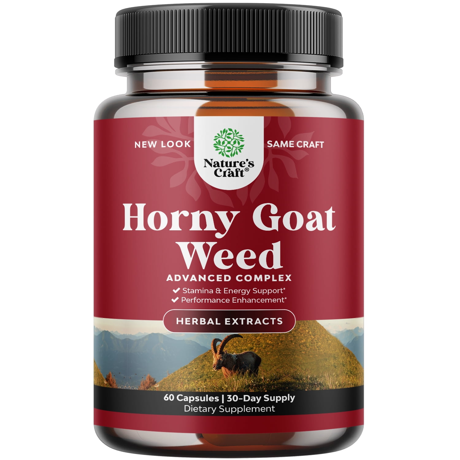 Horny Goat Weed Extract Complex Invigorating Blend with Tribulus Saw Palmetto L Arginine and