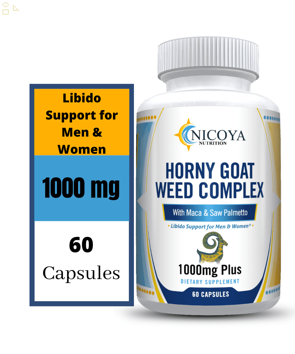 Horny Goat Weed Extract Maca, Testosterone, Saw Palmetto Ginseng