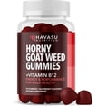 thumbnail image 1 of Havasu Nutrition Horny Goat Weed for Men, Vitamin B12 Energy Support Gummies, Raspberry, 30 Count, 1 of 8