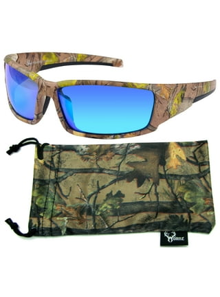 Men Polarized Camouflage Sunglasses for Fishing and Hunting, Camo Colored  Lenses