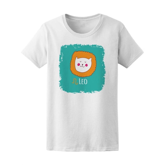 Horoscope Leo Cat Tee Women's -Image by Shutterstock