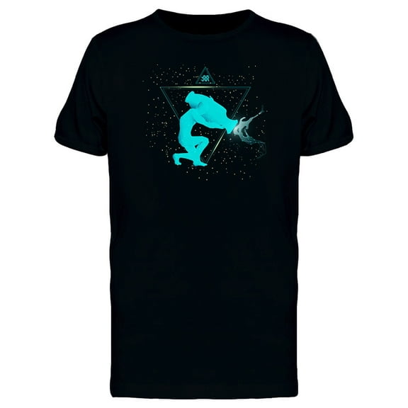 Horoscope Sign Of Aquarius T-Shirt Men -Image by Shutterstock, Male 3X-Large