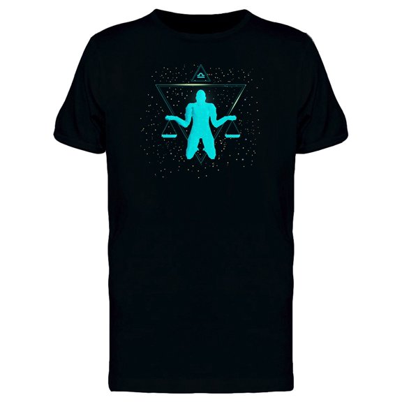 Horoscope Sign Of Libra T-Shirt Men -Image by Shutterstock, Male 3X-Large
