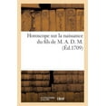 thumbnail image 1 of Horoscope sur la naissance du fils de M. A. D. M., 1 of 1