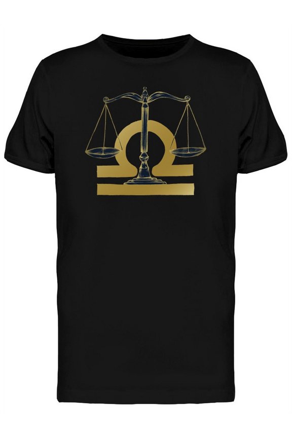 Horoscope Symbol Of Libra T-Shirt Men -Image by Shutterstock, Male x-Large