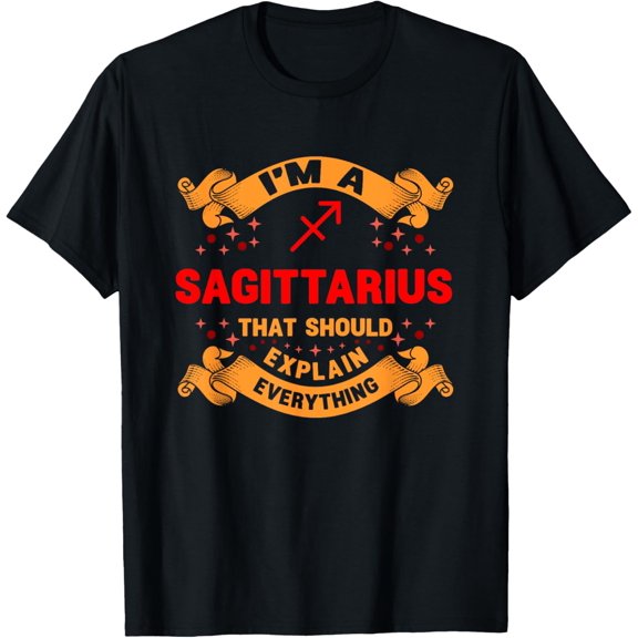 Horoscope Symbols Astrology Traits Sagittarius Zodiac Sign T-Shirt