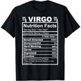 thumbnail image 1 of Horoscope Zodiac Sign Astrology Nutrition Facts Virgo T-Shirt, 1 of 4
