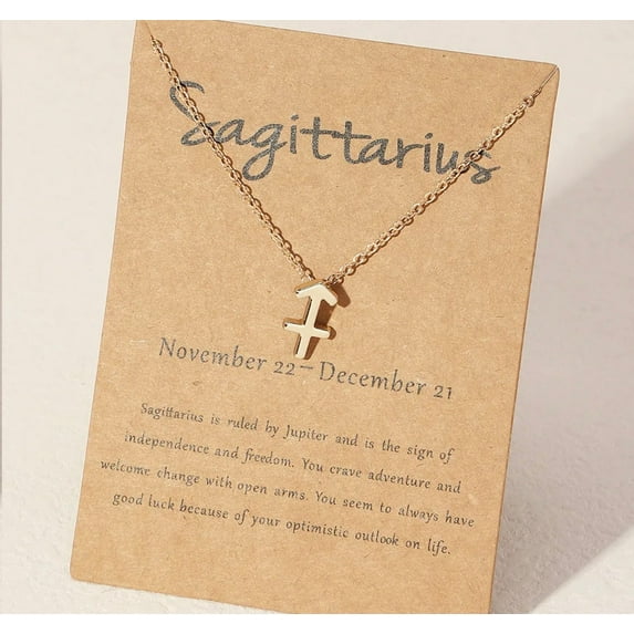 Horoscope Zodiac Sign Necklace