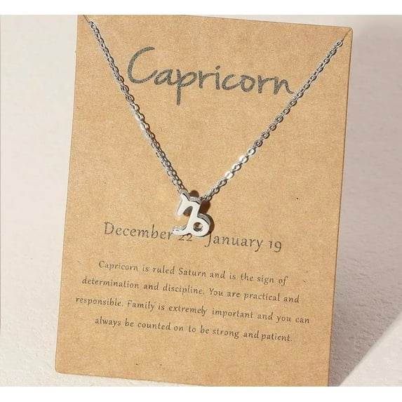 Horoscope Zodiac Sign Necklace