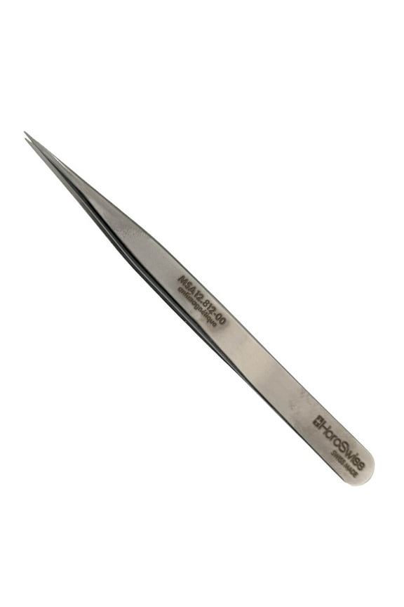 MSA 12.812-00 antimagnetic steel watchmaker tweezer