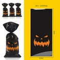 thumbnail image 1 of Horplkj 50 Pack Halloween Goodie Bags,Pumpkin Face Treat Bags,Plastic Halloween Candy Bags for Party Favor Snack Storage, 1 of 5