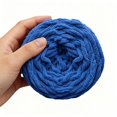 thumbnail image 1 of Horplkj Chunky Yarn, Bulky Yarn Super Soft Acrylic 7-8mm for Hand Knitting, Washable Pill-Resistant Diy Blanket Scarf Sweater Craft (Navy Blue), 1 of 5