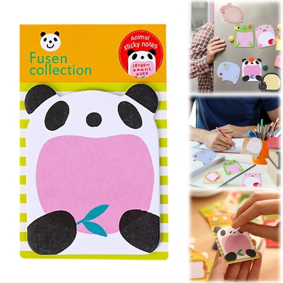 Horplkj Korean Style Cute Notebook A5, Happy Zoo Kawaii Animal Journal with Lay-Flat Binding for Sch, Orange