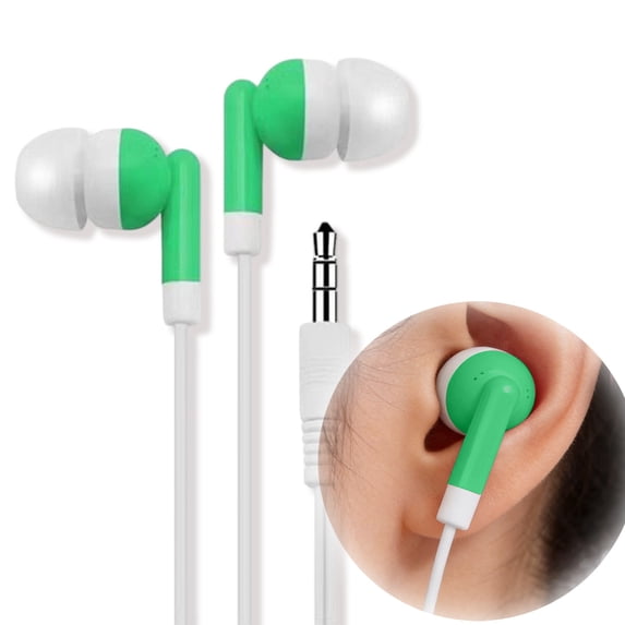 Horplkj Noise Cancelling Headphones, Wired Earphones 3.5mm In-Ear Hifi Stereo Portable Earbuds for Mobile Tablet Music Travel
