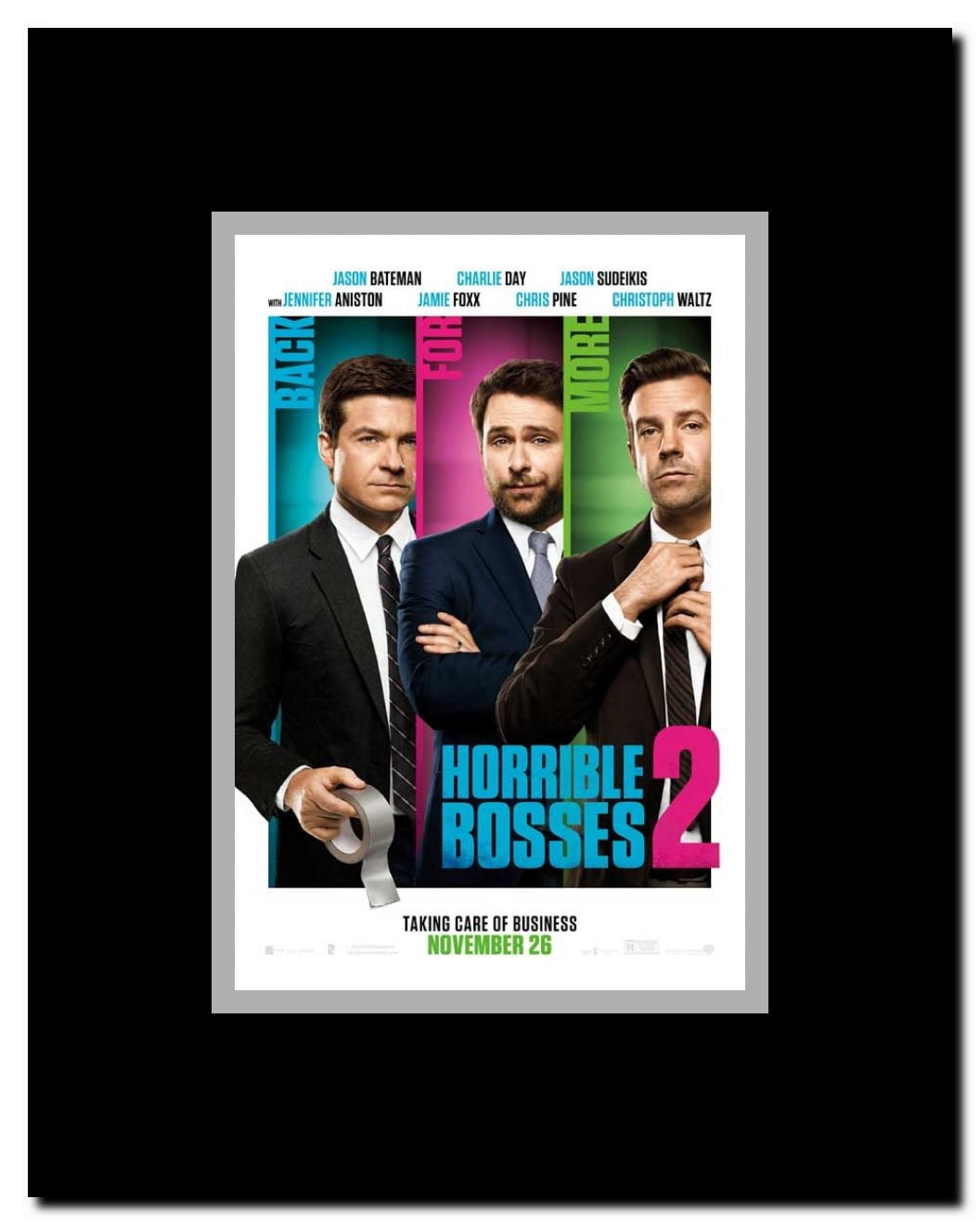 Horrible Bosses 2 Framed Movie Poster