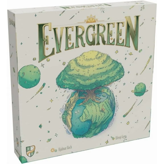 Horrible Guild Evergreen - Abstract Strategy Tree-Growing Board Game for Adults and Families, 1-4 Players, Ages 8+, Immersive Eco-Friendly Experience, 45-60 Min