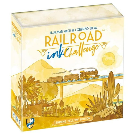 Horrible Guild Game Studio Railroad Ink Challenge Shining Yellow Board Game