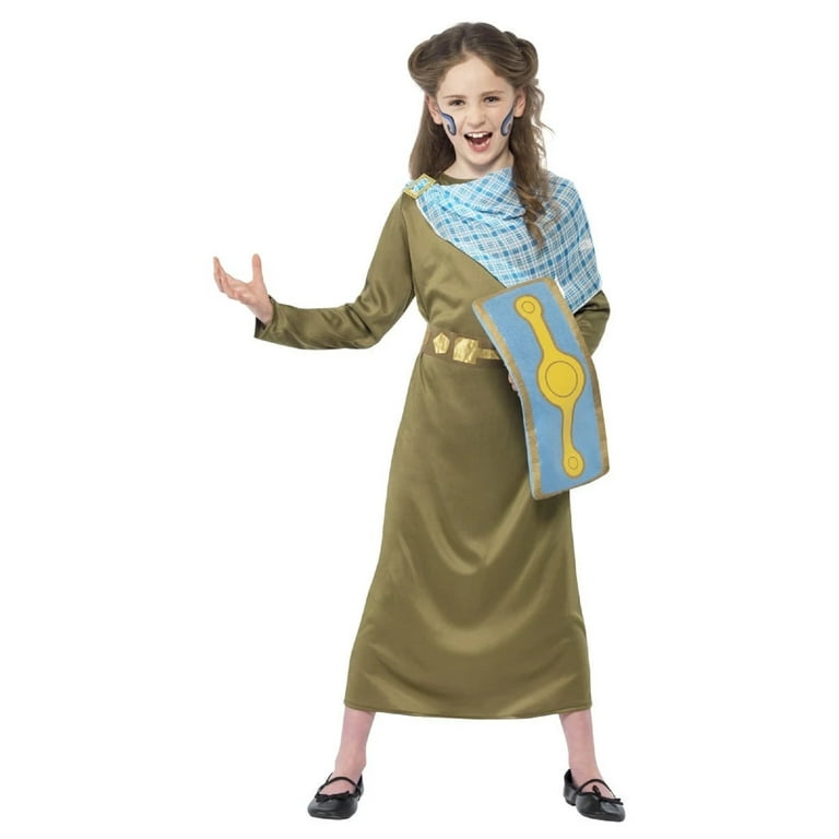 Horrible Histories Boudica Costume Green Child Horrible Histories Boudica Costume Green Child