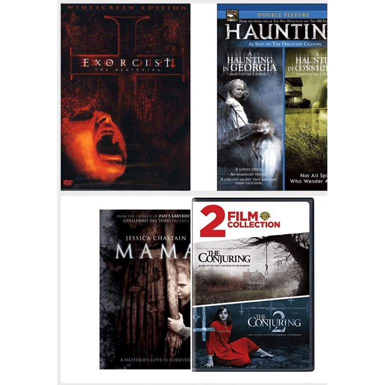 Horror 4 Pack DVD Bundle: Exorcist - The Beginning, Haunting