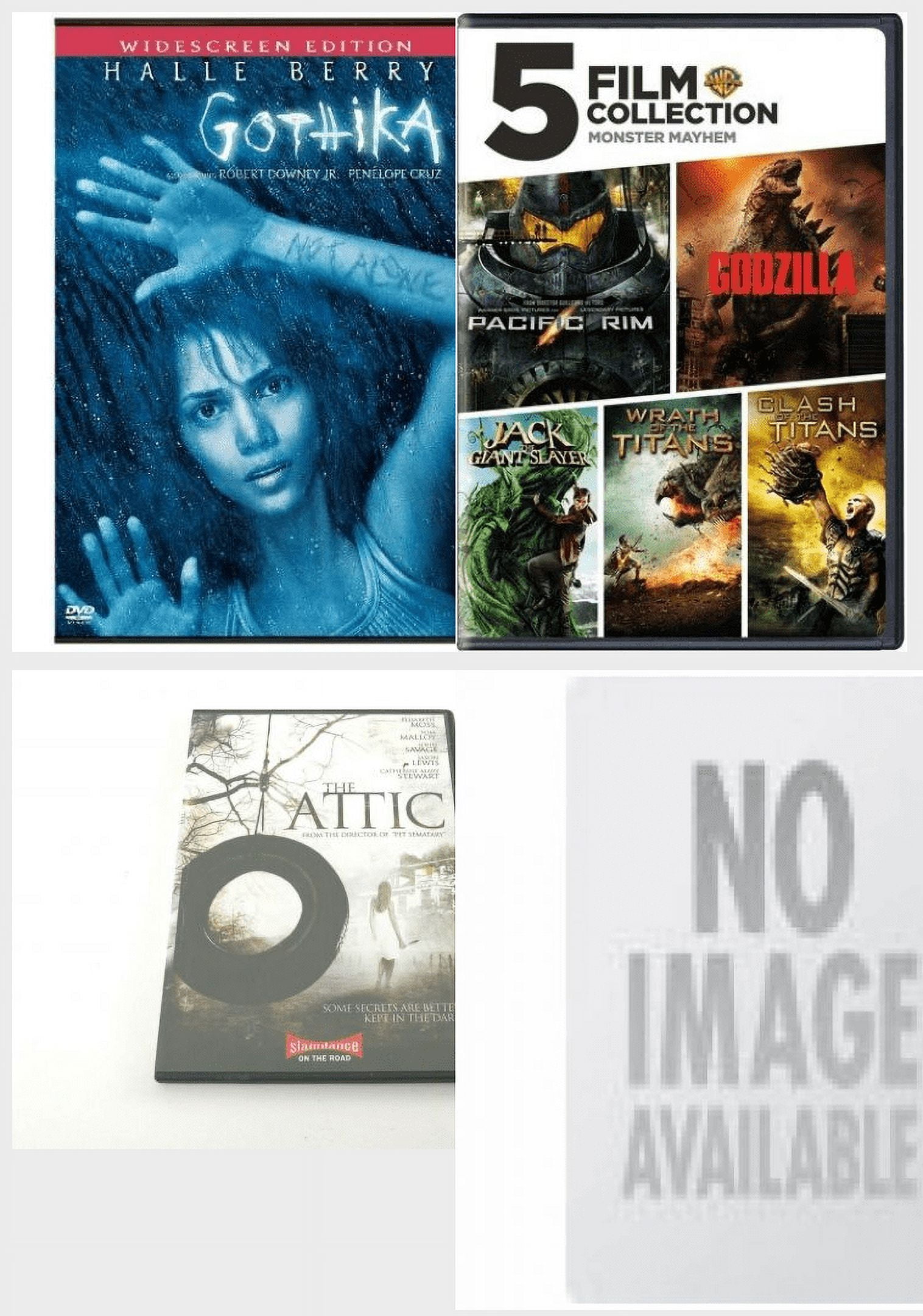 Horror 4 Pack DVD Bundle: Gothika, 5 Movies: Monster Mayhem, The Attic, The  Shining - Walmart.com, image size:1516x2160