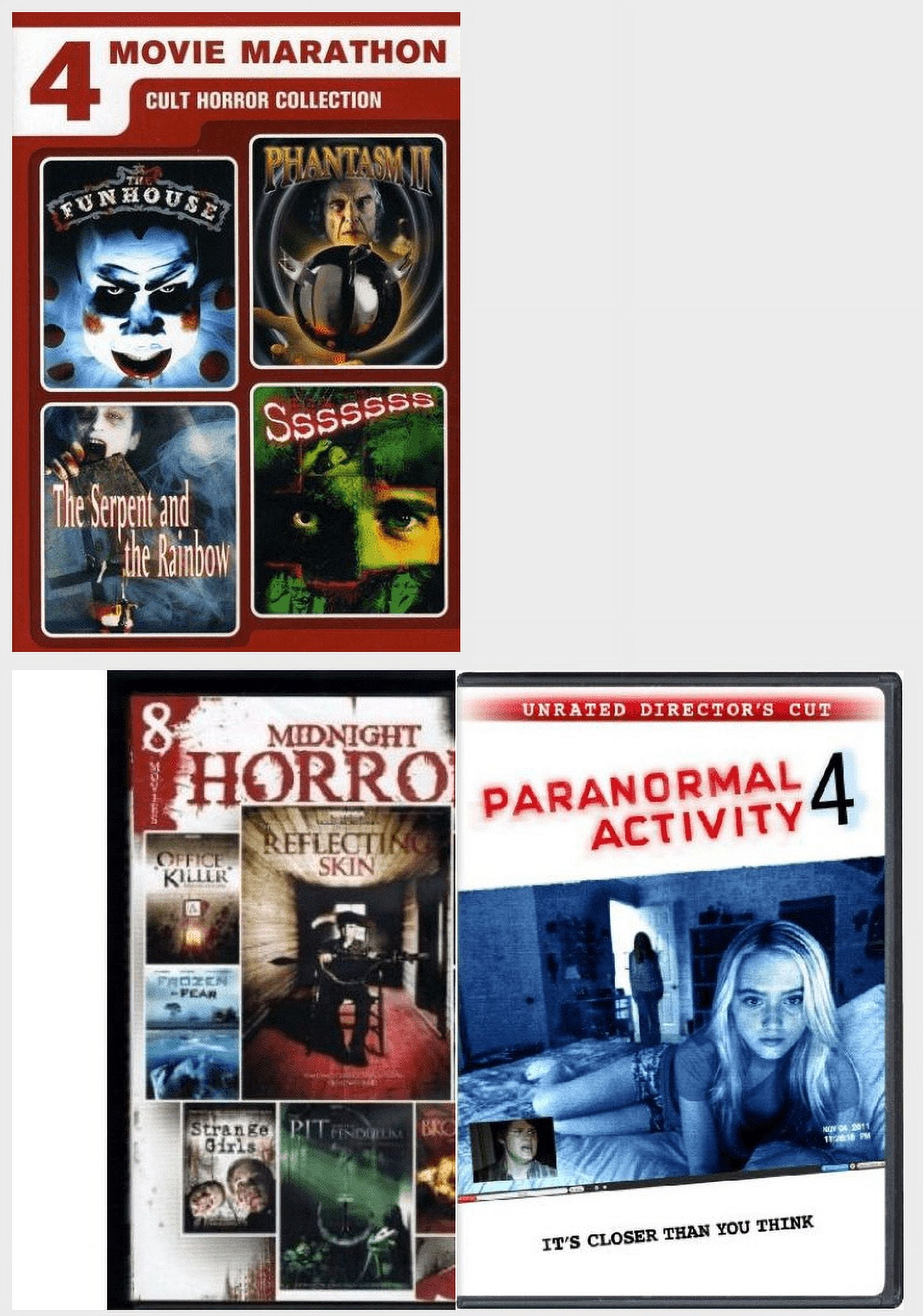 お歳暮 のし 4 Bundle: DVD Pack 4 Horror Movies: Collection Horror Cult 邦画・日本映画