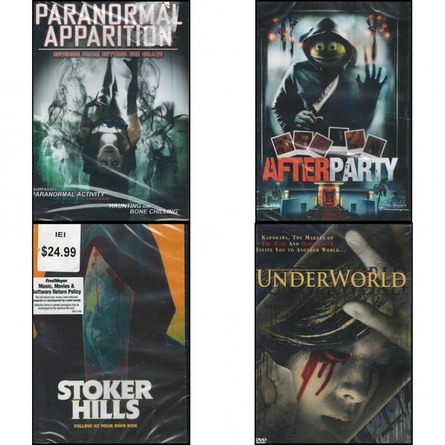 Horror 4 Pack DVD Bundle Paranormal Apparition Revenge From Beyond