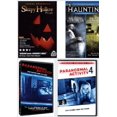 thumbnail image 1 of Horror 4 Pack DVD Bundle: Sleepy Hollow High, Haunting A Haunting in Georgia / A Haunting in Connecticut, Paranormal Activity, Paranormal Activity 4, 1 of 5
