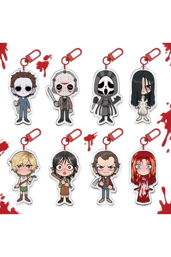 Horror Acrylic Charms (1 keychain)