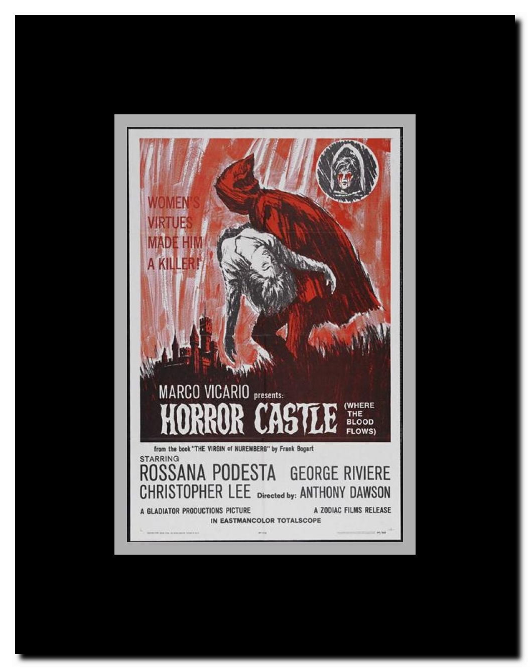 Horror Castle Framed Movie Poster