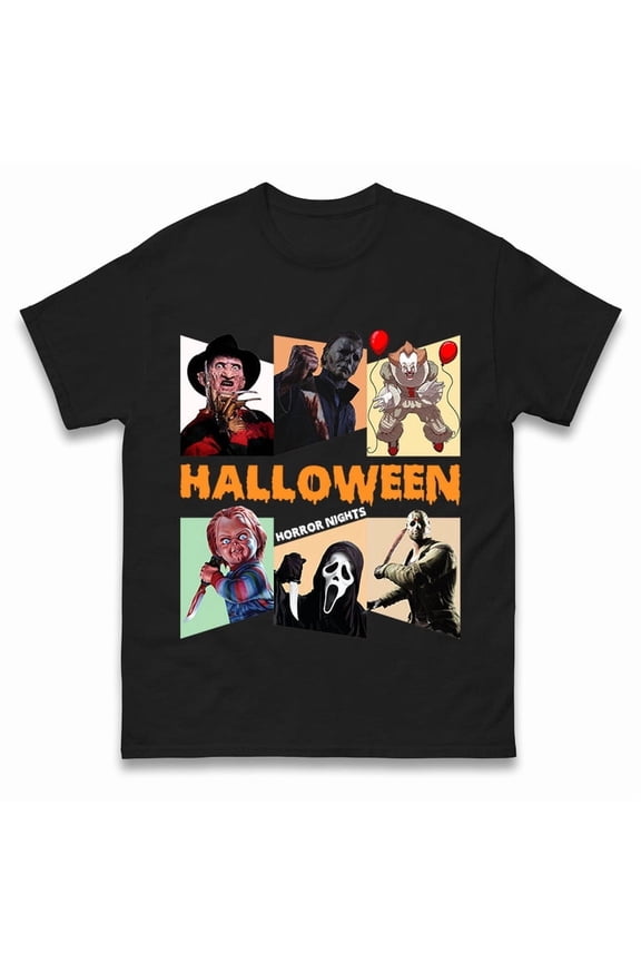 Horror Characters Halloween Horror Nights t shirts