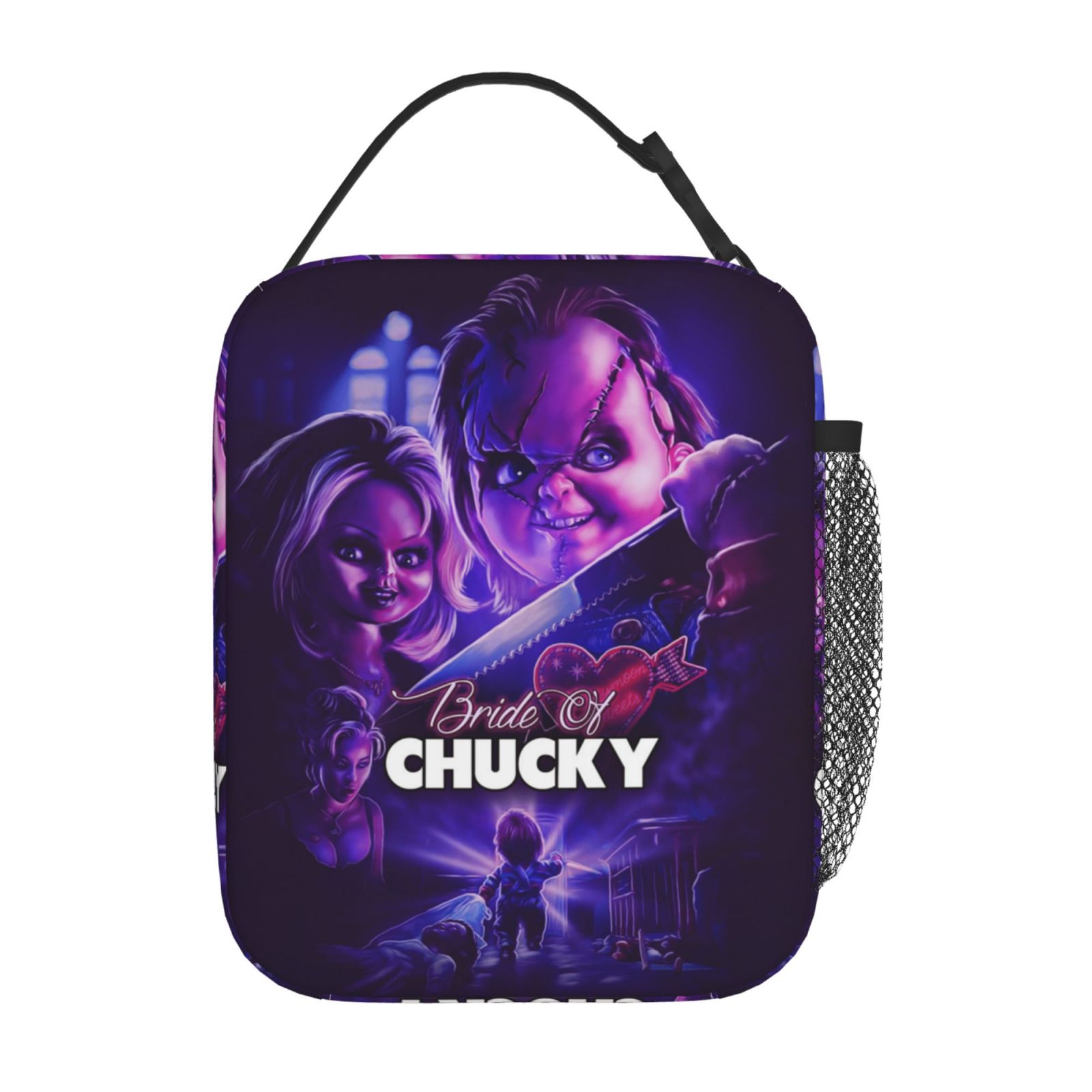 Bride of Chucky Lunch Bag Thermal Portable Lunch Box Insulated Tote Bag