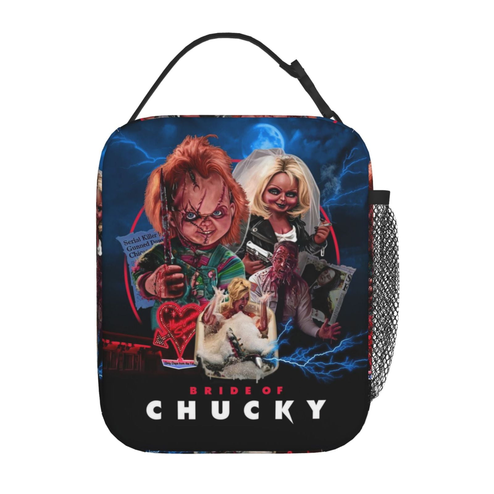 Bride of Chucky Lunch Bag Thermal Portable Lunch Box Insulated Tote Bag