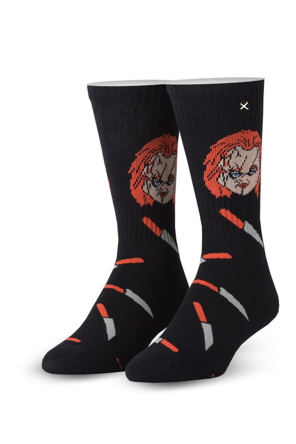 Horror Chucky Knit Socks, 6-13