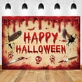 thumbnail image 1 of Horror Circus Hallowe Backdrop Horror Night Scary Circus Carnival Evil Clown Kids Birthday Party Photography Background r, 1 of 5