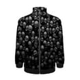 thumbnail image 1 of Horror Collection Skull Jacket Men's Street Cool Long Sleeves Coat Personality Tops Oversized Zipper Jackets Male Clothes, 1 of 7