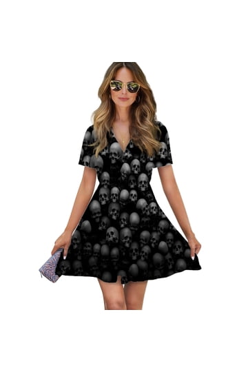 ladies skull dress Antique Skull Sundress