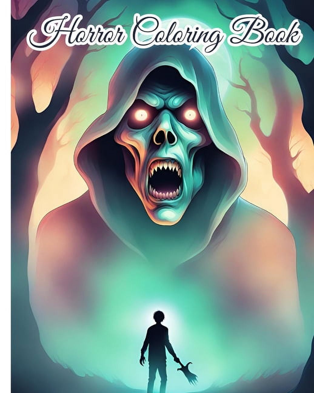 Horror Coloring Book The World of Scary Creatures and Creepy Serial