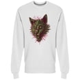 thumbnail image 1 of Horror Design Werewolf Head Sweatshirt Men -Image by Shutterstock, Male Large, 1 of 2