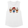 thumbnail image 1 of Horror Doll Coffee Women's Muscle Tank Large White, 1 of 5