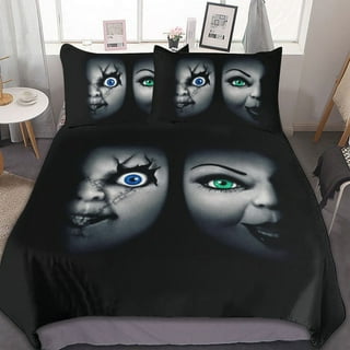 Horror Bedding Set, Comforter or Duvet, Halloween Bed Cover, Bedroom Decor,  King, Queen & Twin Size - Gore Cross, Dark Grunge