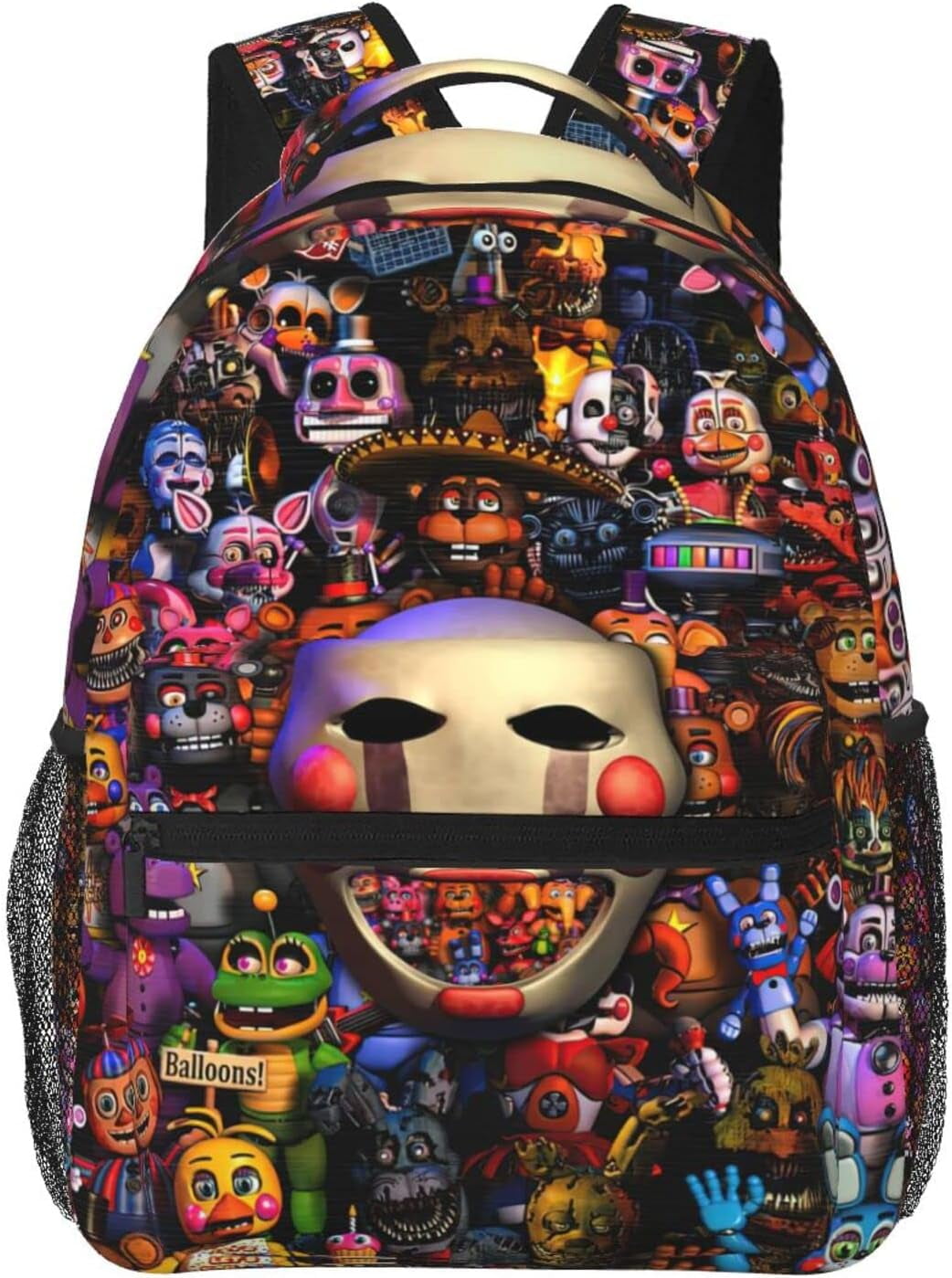 Horror Five Night Leisure Travel Bag Work Backpacks Five Horror Nights Video At Game Freddy S Backpack Lightweight Shoulder Bag Cool Laptop Backpack