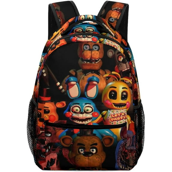 Horror Five Night Travel Backpack Five Horror Nights Video at Game Freddy's Bag Big Capacity Shoulder Bag Cool Travel Backpack Classical Basic Briefcase Laptop Bag