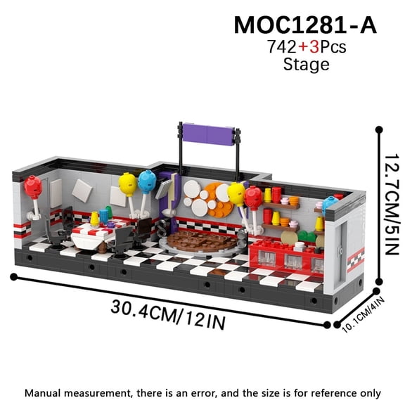Horror Game Set Building Blocks FNAFED Movie Cartoon Bear Cartoon Scene Compatible Action Figures Toys MOC Bricks Birthday Gifts