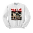 thumbnail image 1 of Horror Halloween Thug Life Sweatshirt Unisex 4X-Large White, 1 of 5