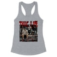 thumbnail image 1 of Horror Halloween Thug Life Tank Top Fitted Racerback Women's Medium Heather Grey, 1 of 5