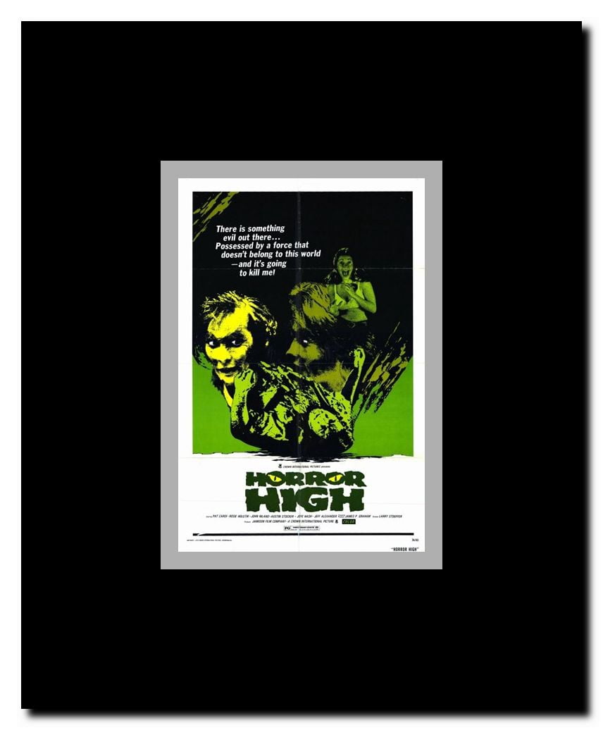 Horror High Framed Movie Poster