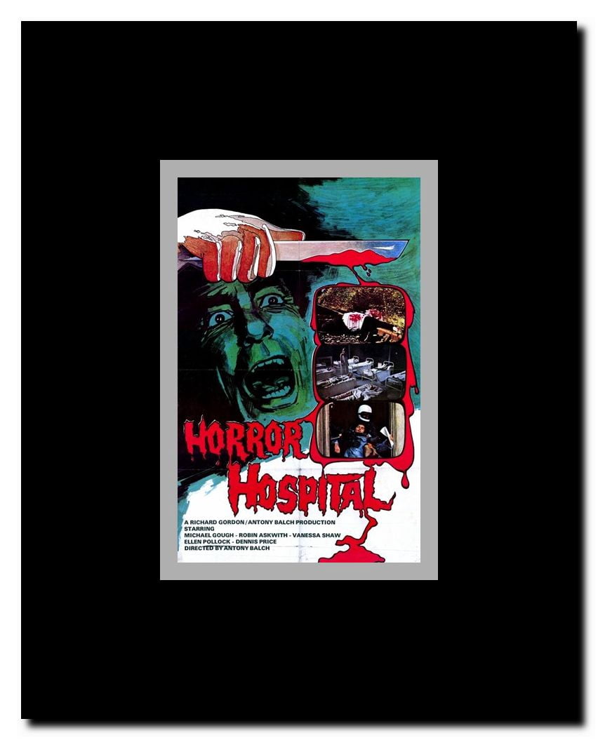 Horror Hospital Framed Movie Poster