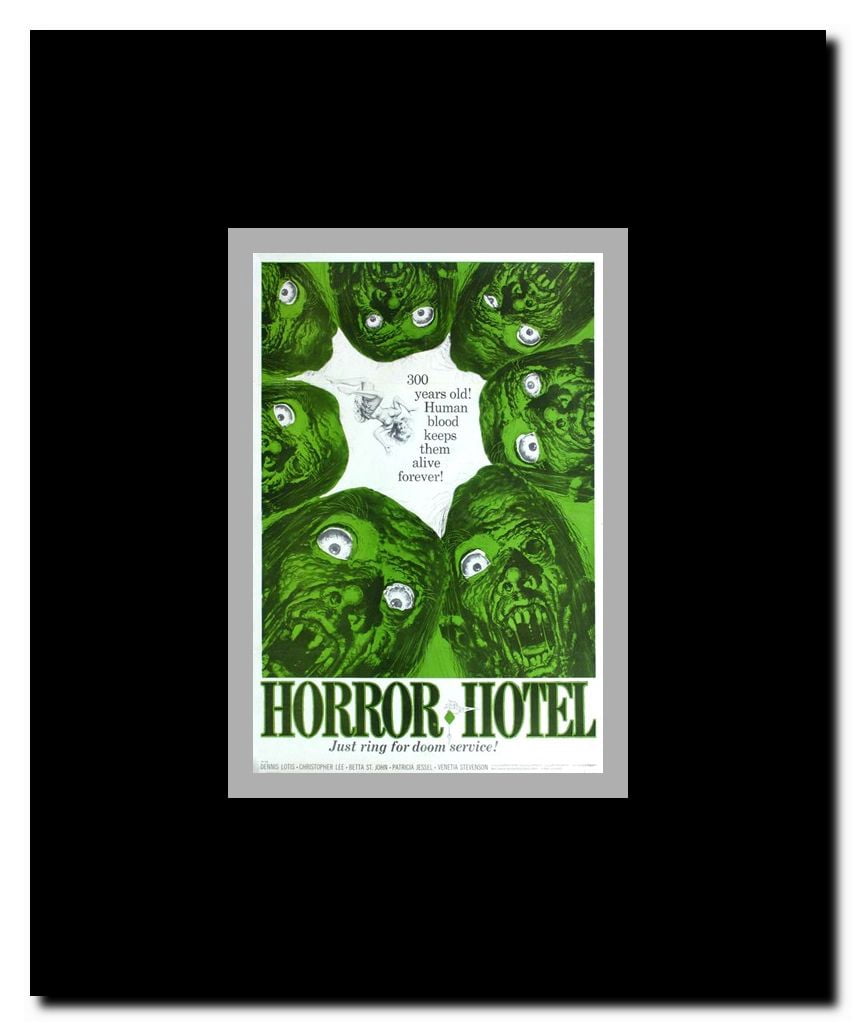 Horror Hotel Framed Movie Poster