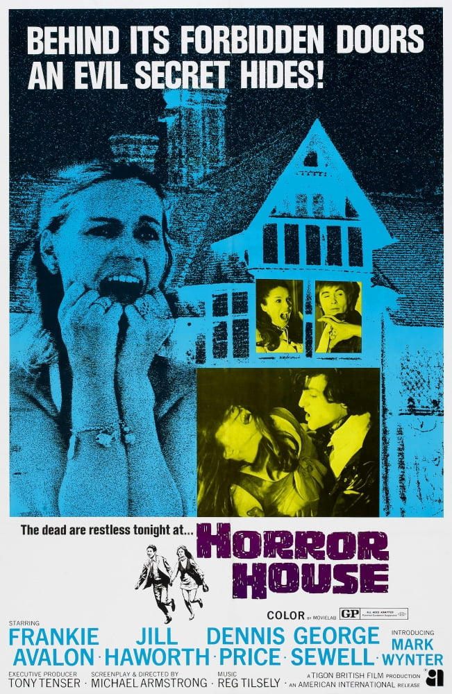 Horror House Canvas Art - (11 x 17)