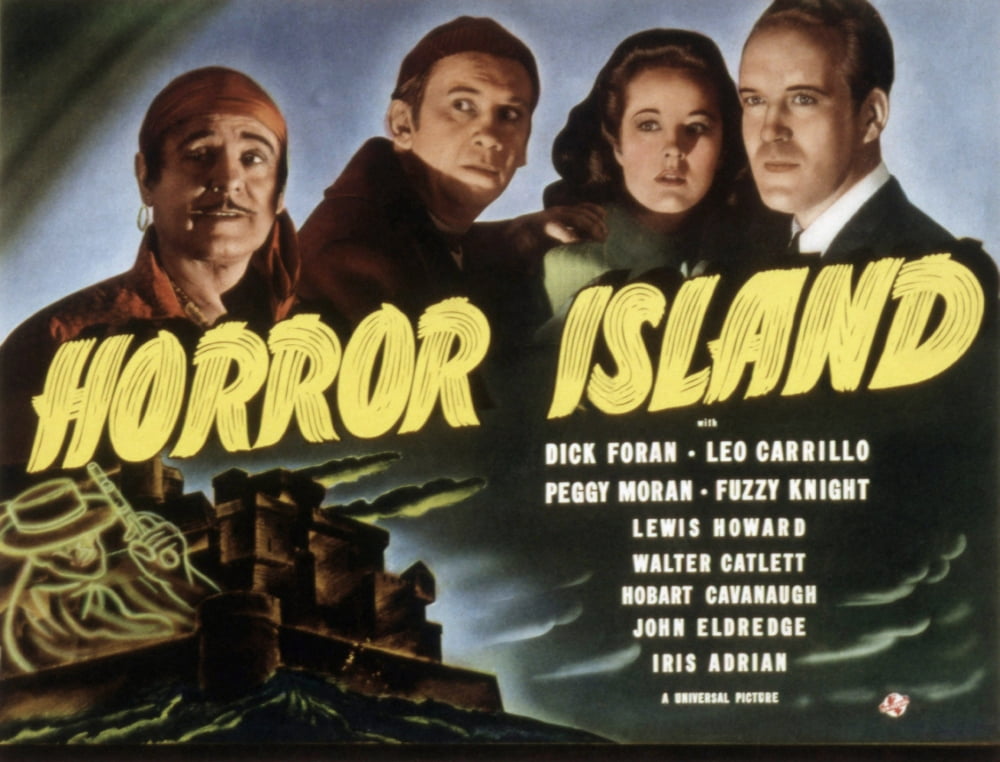 Horror Island Canvas Art - (28 x 22)